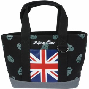 The Rolling Stones Tongue Patterm Cart Bag ジッパー付き　ラウンドカートバッグ　ローリングストーンズ　頒布　ミニトート