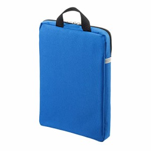 サンワサプライ 多機能インナーケース 11.6型ワイド対応(Chromebook/iPad/タブレット収納) ブルー BAG-SCL4WAYBL