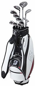 BRIDGESTONE(ブリヂストン) ゴルフクラブセット BRIDGESTONE GOLF BG-100 キャディバッグ付きクラブ11本セット メンズ アイアン スチール