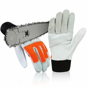 《送料無料》[Intra-FIT] チェーンソー用手袋 左手背面保護、耐切創手袋 EN ISO 11