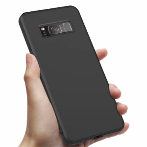 Galaxy S8 ケース 耐衝撃 シリコン 薄型 スリム Galaxy S8 カバー TPU カメラ保護 ワイヤレス充電 ケース ストラップホール 指紋 防止 ス