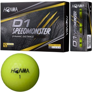 本間ゴルフ HONMA ボール D1 スピードモンスター ボール 5ダースセット 5ダース(60個入り) イエ ロー