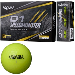 本間ゴルフ HONMA ボール D1 スピードモンスター ボール 3ダースセット 3ダース(36個入