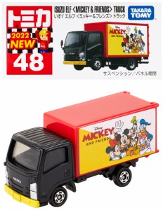 タカラトミー 『 トミカ No.48 いすゞ エルフ 〈ミッキー＆フレンズ〉 トラック (箱) 』 ミニカー 車 おもちゃ 3歳以上 箱入り 玩具安全