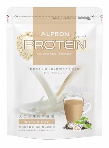 ALPRON(アルプロン) WHEY ＆ SOY プロテイン 750g 国内製造 ぷろていん アスパルテーム不使用 男性 女性 ホエイ ソイ 筋トレ 美容 ダイエ