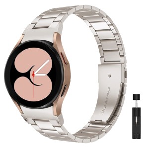 Miimall Galaxy Watch 6 /Galaxy Watch 5/galaxy watch4 classic/galaxy watch4用 メタルバンド 薄型 ギャラクシー ウォッチ5 ベルト 