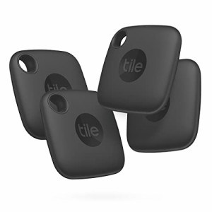 【Tile Mate (2022) 4個パック 電池寿命約3年 探し物 / スマホが見つかる 紛失防止 スマートスピーカー対応Compatible with Alexa認定製