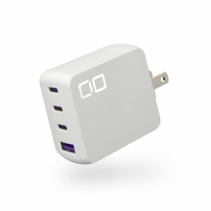 CIO NovaPort QUAD 65W GaN充電器 NovaIntelligence搭載 世界最小級 4ポート USB-C×3 + USB-A USB ACアダプター コンセント 急速充電器 