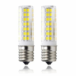 E17 LED 電球 6W 可調光 E17口金 電球 60Wハロゲンランプ相当 昼光色 6000K（2個入り）