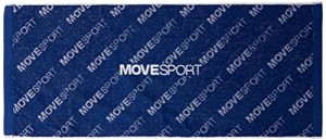 デサント 今治タオル フェイスタオル MOVESPORT 日本製 綿100% 吸水性 柔らかい スポーツ ランニング トレーニング NV (DMAVJE00) F