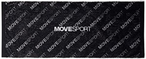 デサント 今治タオル フェイスタオル MOVESPORT 日本製 綿100% 吸水性 柔らかい スポーツ ランニング トレーニング BK (DMAVJE00) F