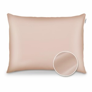 アイリスオーヤマ 枕カバー 綿100%サテン生地 35×50cm ピンク シングル なめらかな触り心地 長く使える 生地の縮みや型崩れ防止に 赤ち