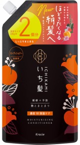 いち髪 【濃密W保湿ケア】 コンディショナー 大容量 詰め替え用 660g | ヘアケア ダメージケア メンズ レディース