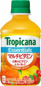 トロピカーナ エッセンシャルズ マルチビタミン 280ml ペットボトル ×24本