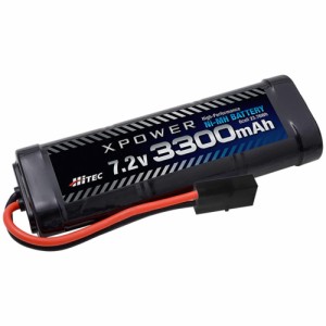 ハイテック Ni-MH 7.2V 3300mAh(タミヤタイプコネクター) 日本正規品 バッテリー ラジコン 電動RC バギー ラリー レース XP3300-NT-B