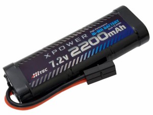 ハイテック XPOWER Ni-MH 7.2V 2200mAh(タミヤタイプコネクター) 日本正規品 バッテリー ラジコン 電動RC ストレート バギー ラリー レー