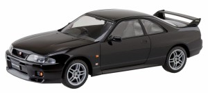 青島文化教材社 1/32 ザ・スナップキットシリーズ ニッサン R33 スカイラインGT-R ブラック 色分け済みプラモデル 15-B