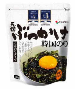 オリオンジャコー ぶっかけ韓国のり もみのりタイプ 70g ×3袋