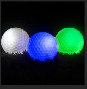 光るゴルフボール ナイターゴルフ ゴルフ 練習 ゴルフ練習ボール ナイトゴルフ ゴルフ用品 自宅 夜 光る ゴルフボール (白 緑 青)