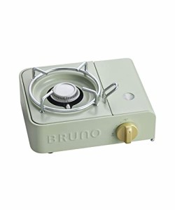 BRUNO ブルーノ カセットコンロ ミニ キャンプ ガス 焼肉 アウトドア 千石 小型 防災 用品 震災 備え かわいい おしゃれ グリーン BOE094