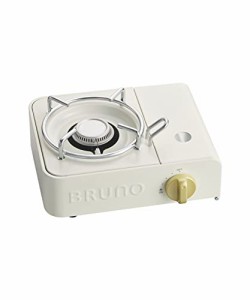 BRUNO ブルーノ カセットコンロ ミニ キャンプ ガス 焼肉 アウトドア 千石 小型 防災 用品 震災 備え かわいい おしゃれ アイボリー BOE0