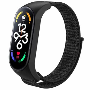 AGUPERFIT コンパチブル Xiaomi Smart Band 7 バンド Mi スマートバンド 6 ストラップ Mi スマートバンド 5 ベルト 柔らかく快適で軽量