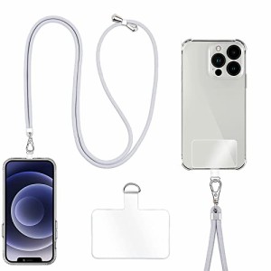 Turkalla スマホストラップ 斜め掛け 首掛け【革新版・金属製D字バックル】携帯ストラップ ネックストラップ 肩掛けストラップ SGS認証