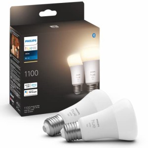 Philips Hue スマート電球 E26 75W ホワイト 2個 セット - フィリップスヒュー LEDライト スマートライト アレクサ対応 照明 1100lm 電球