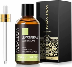 MAYJAM エッセンシャルオイル レモングラス アロマオイル 30ml 精油 天然100% プレゼント