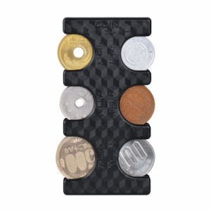 Ninonly 携帯コインホルダー コイン収納 コインケース 貨幣専用ケース 小銭財布 硬貨分類ケース 振っても落ちない 軽量 コンパクト 片手