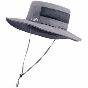 [Bassdash] バスダッシュ 釣り 帽子 つば広 撥水加工 UPF50+ UVカット 速乾 軽薄 キャップ メンズ フィッシングハット 日除け帽子 農