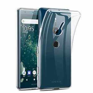 【UNEED】Xperia XZ2 用の スマホケース SO-03K /SOV37 /702SO 用の カバー TPU 超薄型 全面保護 ケース ソフト ケース クリア シリコン 