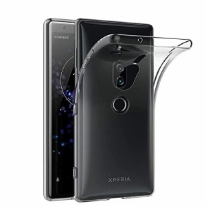 【UNEED】Xperia XZ2 Premium 用の スマホケース SO-04K/SOV38 用の カバー TPU 超薄型 全面保護 ケース ソフト ケース クリア シリコン 