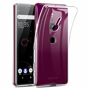 【UNEED】Xperia XZ3 用の スマホケース SOV39/801SO/SO-01L 用の カバー TPU 超薄型 全面保護 ケース ソフト ケース クリア シリコン 透