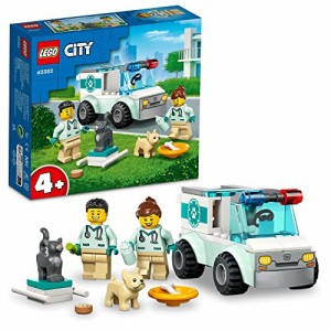 レゴ(LEGO) シティ どうぶつ救急車 60382 おもちゃ ブロック プレゼント 動物 どうぶつ レスキュー 男の子 女の子 4歳以上