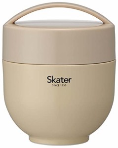 スケーター(Skater) 保温弁当箱 丼型 ランチジャー くすみグレー 540ml LDNC6AG