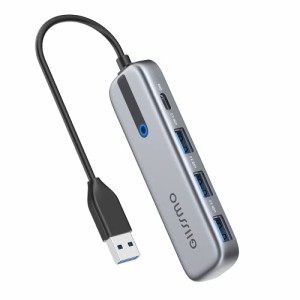 GIISSMO USB ハブ 4-IN-1 USB ハブ 変換アダプタ 5Gbps高速データ転送 USB-A 3.0ポート×3 USB-C×1 バスパワー 最新MacBook Pro/MacBook