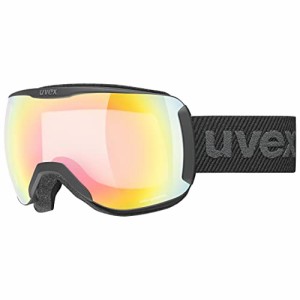 ウベックス スキースノーボードゴーグル ユニセ ックス 調光ミラーレンズ 眼鏡使用可能 アジアンフィット downhill 2100 V ブラックマッ
