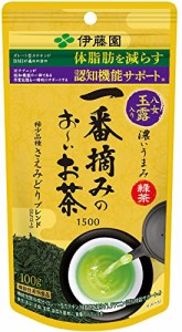 伊藤園 一番摘みのおーいお茶 さえみどりブレンド 100g [機能性表示食品] 1500 茶葉