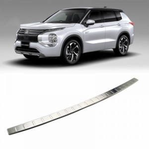 COBATANG ミツビシ 新型 アウトランダー PHEV GN0W GN系 ラゲッジドアステップガード トランクスカッフプレート テールゲットガーニッ