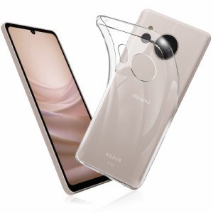 FOR AQUOS sense7 SH-53C / SHG10 ケース AQUOS sense7 カバー クリア TPU透明保護 ソフト シリコンケース 薄型 落下防止 衝撃吸収 耐衝