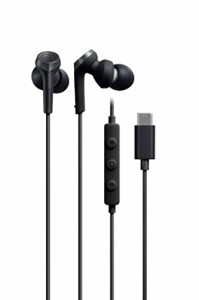 Audio Technica マイク付きイヤホン ATH-CKS330C / USB Type-C/重低音 有線 1.2m /カナル型/PC/Windows/Mac/Android ブラック ATH-CKS330