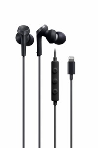 Audio Technica(オーディオテクニカ) オーディオテクニカ ATH-CKS330Li BK イヤホン 有線 1.2m Lightning マイク付き iphone 重低音 ブラ