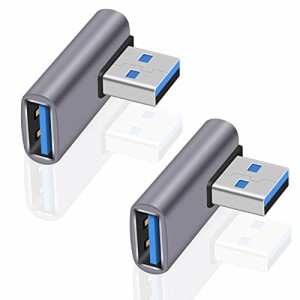 [送料無料]Poyiccot USB L字 アダプタ、USB 3.1アダプタL字型 USB L字 変