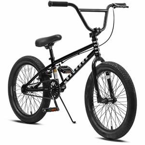 Bacchus 子ども BMX自転車 18インチ フリースタイルBMXバイク スチール製 子供に最適 高炭素鋼フレーム アルミニウム合金U字型リアブレー