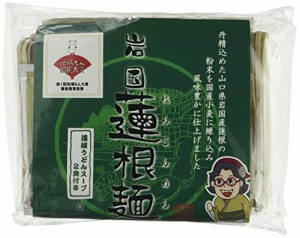 池本食品 岩国蓮根麺 二食うどん 232g × 3