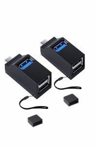 [送料無料]YFFSFDC USB C ハブ Type C ハブ 3ポート USB3.0＋USB2.