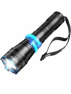 【2023最新型】PEETPEN(ピートペン) C60 懐中電灯 1000ルーメン led ズーム式ライト 戦術ライト 軍用 強力 警備 戦術点灯 高輝度 フラッ