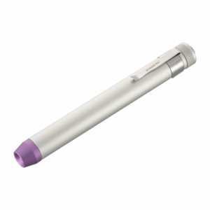 オーム電機 LED UVブラックライト ペン型 395nm レジン硬化 ペット尿検出 単4形乾電池2本 クリップ付き 懐中電灯 黒 LHA-UV395/1-S2 08-1