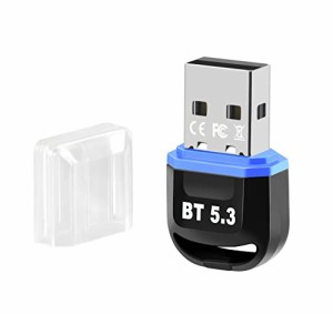 【Bluetooth5.3技術＆超低遅延】USB bluetooth 5.3 5.0ドングル用アダプタは、PCスピーカーのワイヤレスマウス・キーボード・音楽・オー